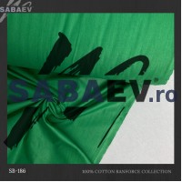 Bumbac satinat uni sb 186 verde 240 cm
